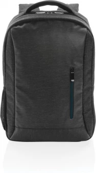 900D kannettavan tietokoneen reppu PVC vapaa, musta