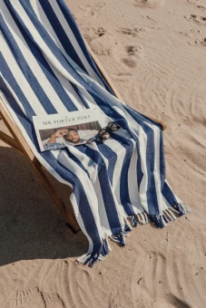 VINGA Ornos GRS kierrätetty puuvillainen hamam-pyyhe