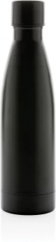 RCS Recycled stainless steel solid vacuum bottle, black