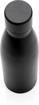 RCS Recycled stainless steel solid vacuum bottle, black