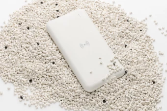 RCS standard recycled plastic wireless powerbank