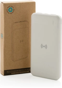RCS standard recycled plastic wireless powerbank