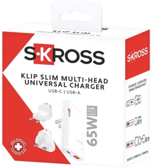 Reisiadapter SKROSS® Klip Slim 65W