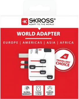 Reisiadapter SKROSS Pro 3-Pole