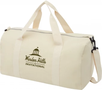 Pheebs 450 g/m² duffelilaukku, kierrätettyä puuvillaa ja polyesteria 24L