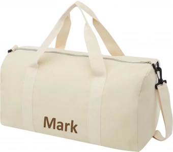 Pheebs 450 g/m² duffelilaukku, kierrätettyä puuvillaa ja polyesteria 24L