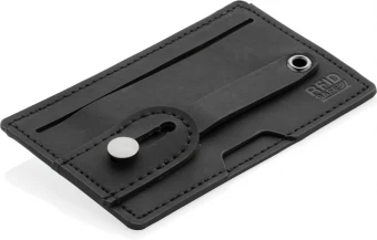 3-in-1 puhelimen korttipidike RFID, musta