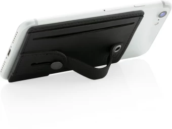 3-in-1 puhelimen korttipidike RFID, musta