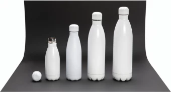 Pullo ruostumattomasta teräksestä 1L