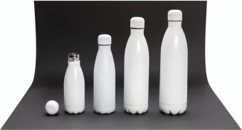 Pullo ruostumattomasta teräksestä 1L