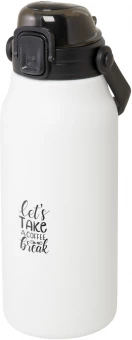 Giganto 1 600 ml:n RCS-sertifioidusta kierrätetystä ruostumattomasta teräksestä valmistettu kuparityhjiöeristetty pullo