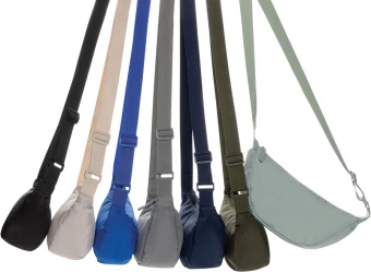 Crescent AWARE™ RPET puolikuun muotoinen crossbody -laukku