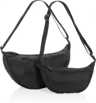 Crescent AWARE™ RPET puolikuun muotoinen crossbody -laukku