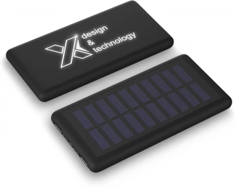 SCX.design P30 8000 mAh solar varavirtalähde, valaistuva