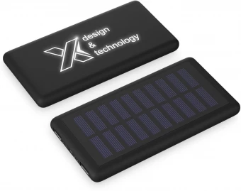 SCX.design P30 8000 mAh solar varavirtalähde, valaistuva