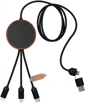 SCX.design C40 3-in-1 rPET laadimisjuhe ja 10W laadimisalus