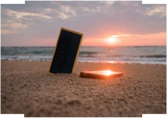 SCX.design P32 10.000 mAh päikesepaneeliga powerbank