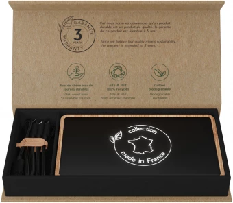 SCX.design P34 5000 mAh puidust traadita laadimispank