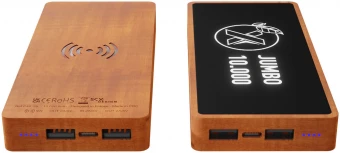 SCX.design P46 Puidust juhtmevaba laadimisega powerbank