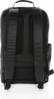 Muodikas musta 15.6" kannettavan tietokoneen reppu PVC vapaa, musta