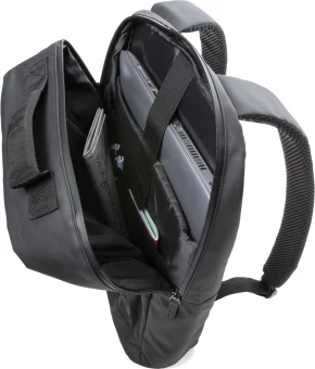 Muodikas musta 15.6" kannettavan tietokoneen reppu PVC vapaa, musta