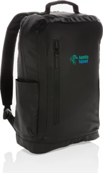 Muodikas musta 15.6" kannettavan tietokoneen reppu PVC vapaa, musta