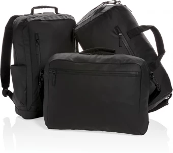 Muodikas musta 15.6" kannettavan tietokoneen reppu PVC vapaa, musta