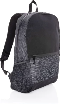 AWARE™ RPET Heijastava kannettavan tietokoneen reppu, musta