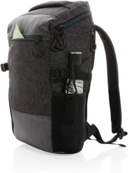 900D helppokäyttöinen 15.6" kannettavan tietokoneen reppu PVC vapaa, musta