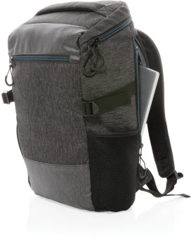 900D helppokäyttöinen 15.6" kannettavan tietokoneen reppu PVC vapaa, musta