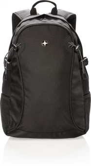 Swiss Peak ulkoilureppu PVC vapaa, musta