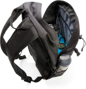 Swiss Peak ulkoilureppu PVC vapaa, musta