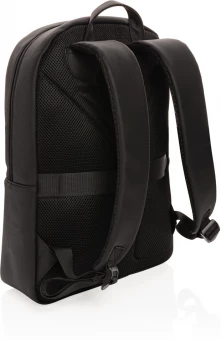 Swiss Peak deluxe vegaaninahkainen reppu kannettavalle tietokoneelle PVC-vapaa, vaalea