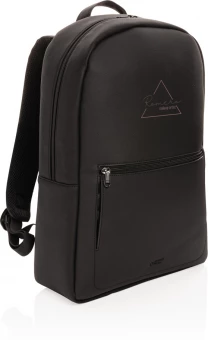 Swiss Peak deluxe vegaaninahkainen reppu kannettavalle tietokoneelle PVC-vapaa, vaalea