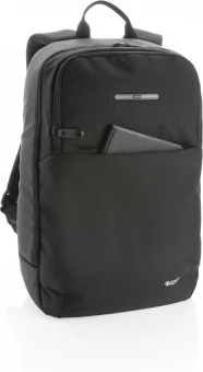 Swiss Peak reppu kannettavalle tietokoneelle, jossa UV-C sterilointitasku, musta