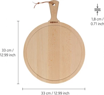 BOSKA Serving Board Round Amigo L