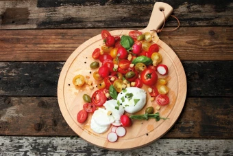 BOSKA Serving Board Round Amigo L