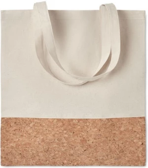 Shopping bag w/ cork details