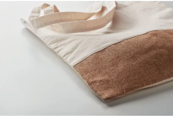 Shopping bag w/ jute details
