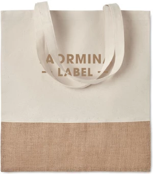 Shopping bag w/ jute details