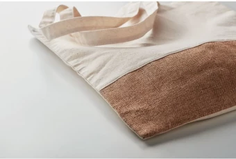 Shopping bag w/ jute details