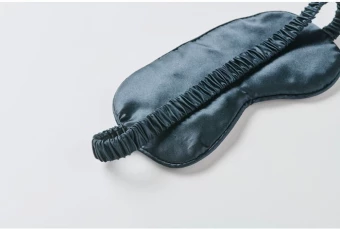 Soft polyester eye mask
