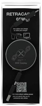 Sissetõmmatav laadimiskaabel SCX. 4-in-1 65W