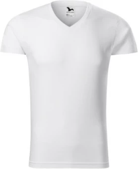 Slim Fit V-kaelusega meeste T-särk