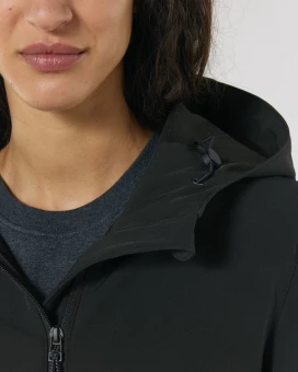 Naisten hupullinen softshell-takki Discoverer