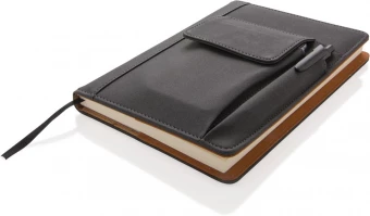 Soliidne telefonitaskuga märkmik