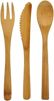 Bambuiset Celuk-ruokailuvälineet