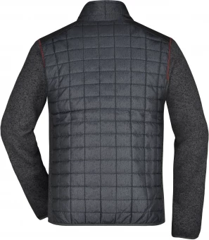 Stiilse materjalikombinatsiooniga kootud fliisjakk