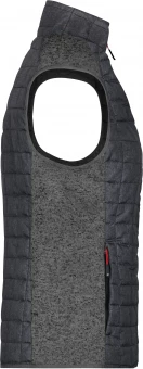 Stiililise materjalikombinatsiooniga vest