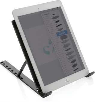 Terra RCS kierrätysalumiinista valmistettu kannettavan tietokoneen/tabletin yleisteline